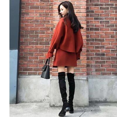 袖コンシャス セットアップ ジャケット スカート コート アウター ショート丈 長袖 ミニスカート レディース ゆったり 着回し エレガント 大きいサイズ おしゃれ オレンジ ブラウン 春 秋 冬 2 袖コンシャス セットアップ ジャケット スカート コート アウター ショート丈 長袖 ミニスカート レディース ゆったり 着回し エレガント 大きいサイズ おしゃれ オレンジ ブラウン 春 秋 冬 2