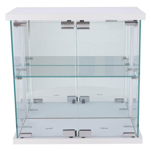 卓上ガラス コレクションケース 幅42.5cm ディスプレイガラスケース リビング コレクションケース 強化ガラス 飾り棚 卓上ガラス コレクションケース 幅42.5cm ディスプレイガラスケース リビング コレクションケース 強化ガラス 飾り棚