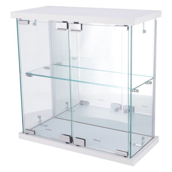 卓上ガラス コレクションケース 幅42.5cm ディスプレイガラスケース リビング コレクションケース 強化ガラス 飾り棚 卓上ガラス コレクションケース 幅42.5cm ディスプレイガラスケース リビング コレクションケース 強化ガラス 飾り棚