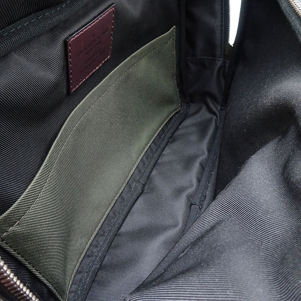 メッセンジャーマルチポケット M45457 ショルダーバッグ モノグラム パッチワーク ブラック/351336【中古】