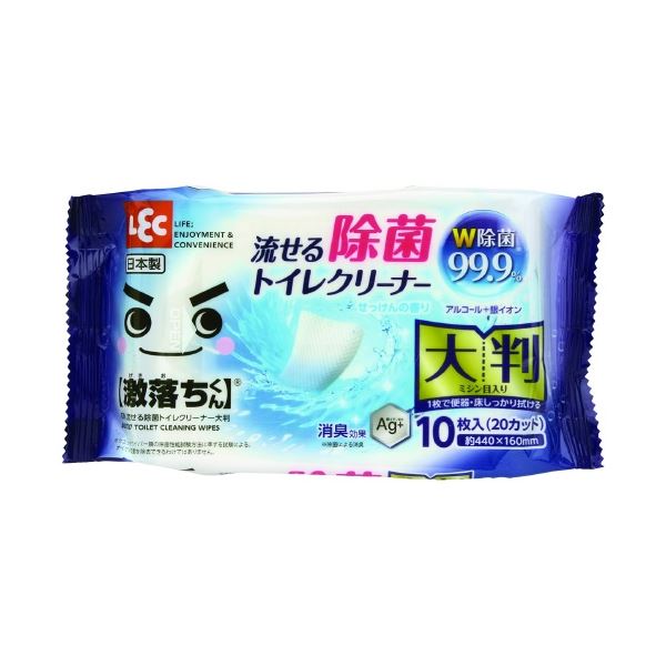 （まとめ） レック GN流せる除菌トイレクリーナー 大判 [x20セット]