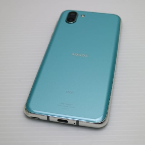 超美品 SHV42 AQUOS R2 アクアマリン スマホ 128