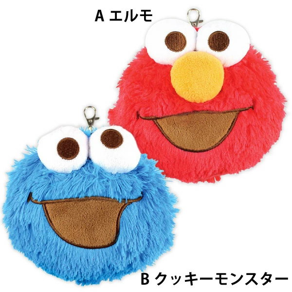 Qoo10] ぬいぐるみパスケース セサミストリート