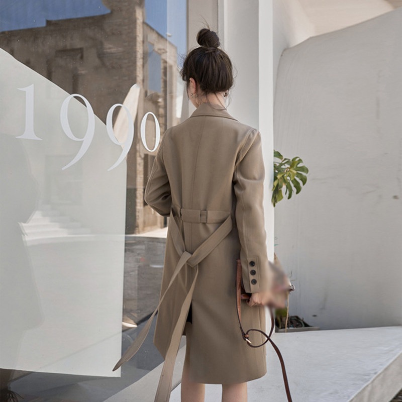 スプリングコート トレンチコート レディース コート 長袖 ジャケット キレイめ 春秋物 秋服 裏地付き 薄手 ロングカーディガン 春 アウター 無地 大きいサイズ ミディアム丈 おしゃれ 20代 3