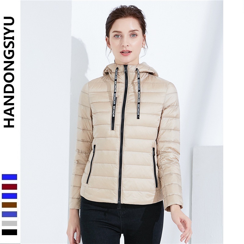 2022女式軽薄羽毛欧版連帽帯帽婦人服軽薄款ダウンジャケット 2022女式軽薄羽毛欧版連帽帯帽婦人服軽薄款ダウンジャケット