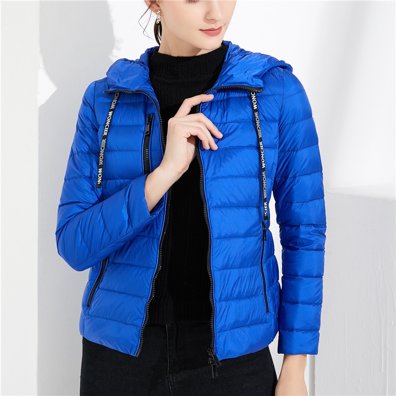 2022女式軽薄羽毛欧版連帽帯帽婦人服軽薄款ダウンジャケット 2022女式軽薄羽毛欧版連帽帯帽婦人服軽薄款ダウンジャケット