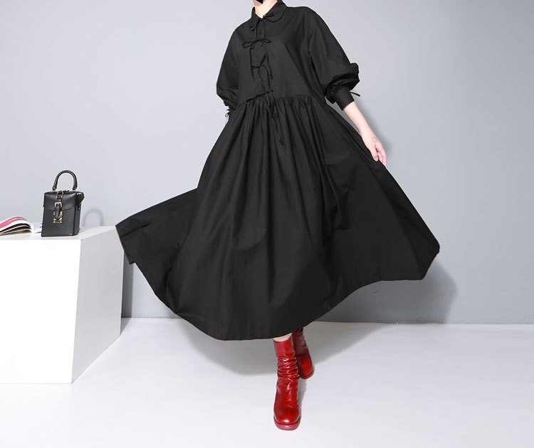 ドレス 袖あり ゆったり プルオーバー きれいめ 2022 大人 上品 お洒落 かっこいい 大人女子 こなれ感 クール モード系 モダン 主役級 存在感 抜け感 オールマッチ ハイエンド ニッチ