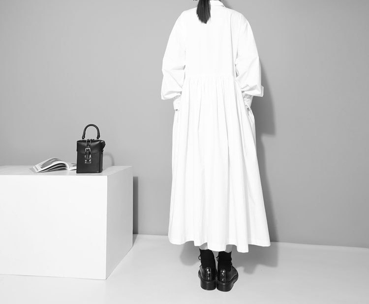 ドレス 袖あり ゆったり プルオーバー きれいめ 2022 大人 上品 お洒落 かっこいい 大人女子 こなれ感 クール モード系 モダン 主役級 存在感 抜け感 オールマッチ ハイエンド ニッチ