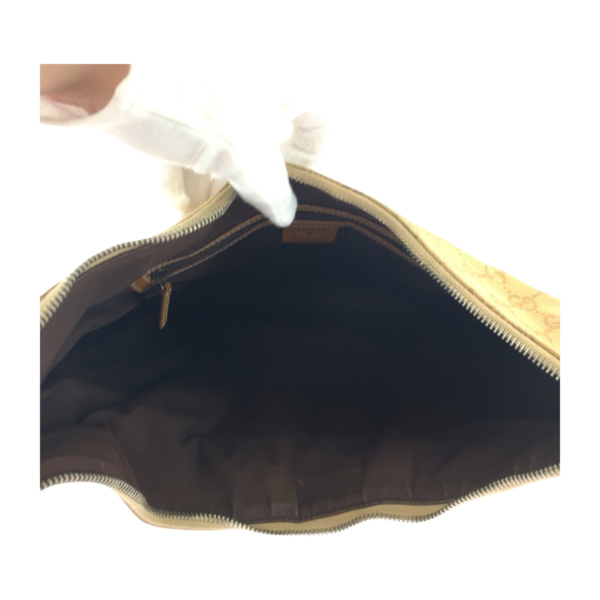 ベージュ キャメル シルバー金具 GGキャンバス 124357 ショルダーバッグ 肩掛け レディース 504772 ベージュ キャメル シルバー金具 GGキャンバス 124357 ショルダーバッグ 肩掛け レディース 504772