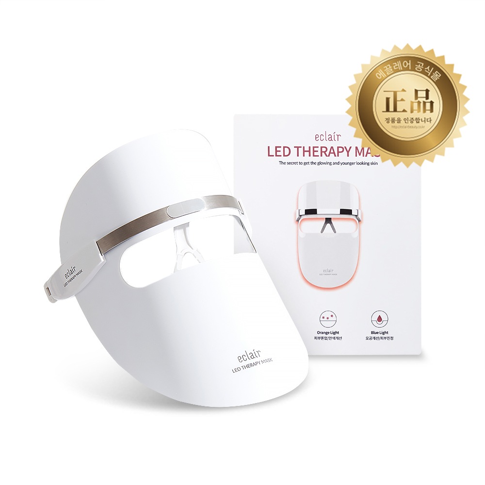 [韓国] eclair LEDマスク トーンアップ 弾力管理 スキンケア 美容デバイス エイジングケア コラーゲン生成 肌のトーン改善 プレミアム ゴールド仕上げ 3色