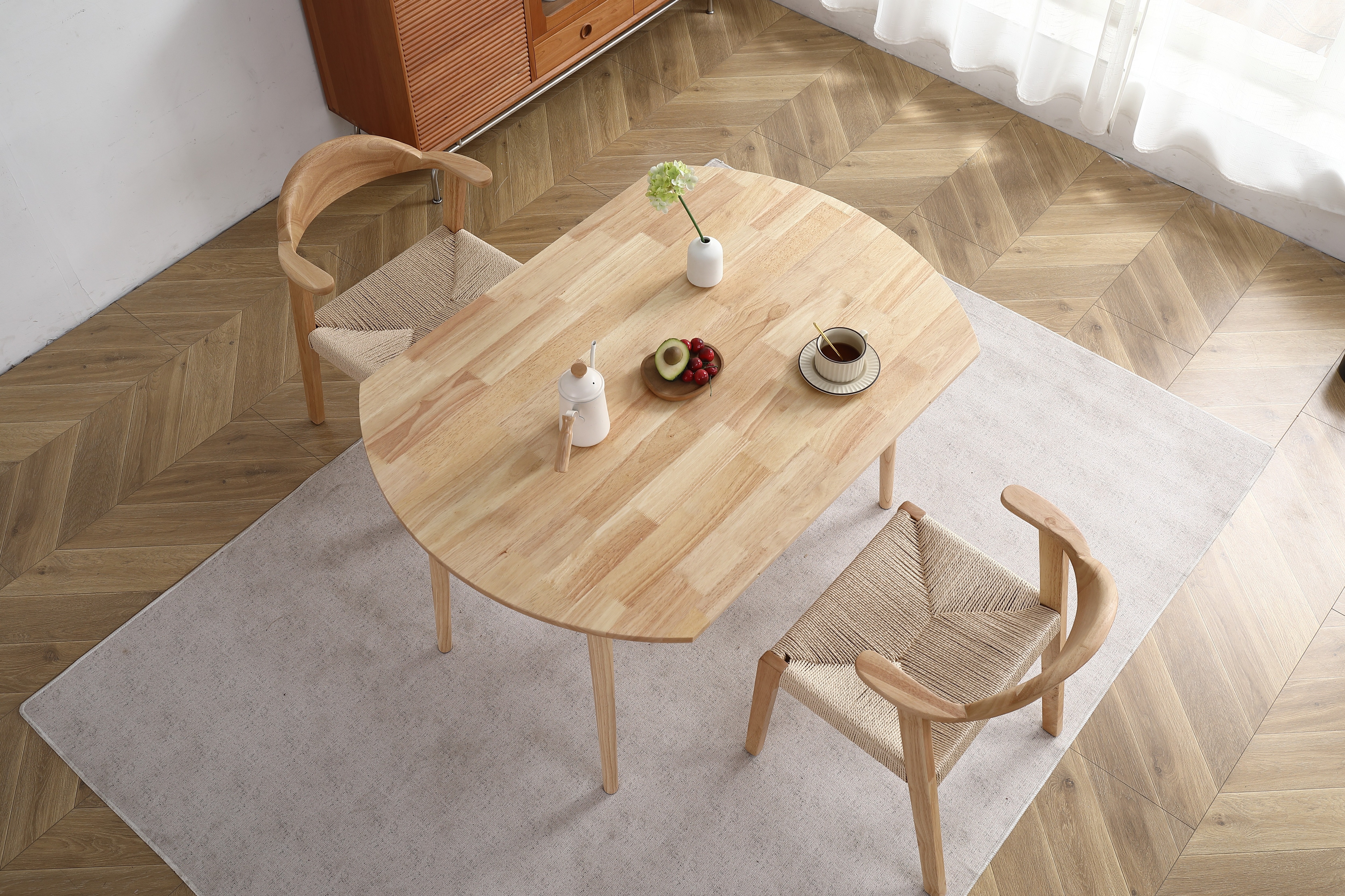 ダイニングテーブル1点×チェア2脚　2人用伸長式 折りたたみダイニングテーブル 国内発送！】【3点セット】ダイニングテーブル1点×チェア2脚 2人用