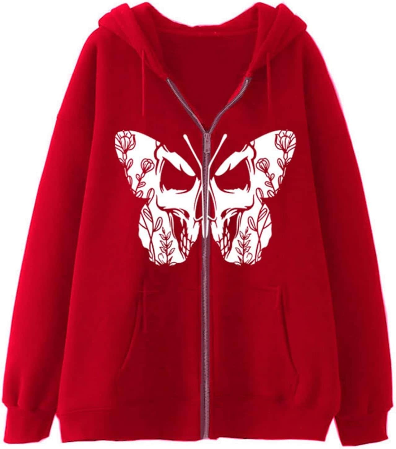 パーカー 秋服 メンズ ジップアップパーカー クールゴス バタフライ柄 オーバーサイズ トレーナー スウェット コート ゴシックパンク トップス かっこいい ヒップホップ ビッグ シルエット パーカー 秋服 メンズ ジップアップパーカー クールゴス バタフライ柄 オーバーサイズ トレーナー スウェット コート ゴシックパンク トップス かっこいい ヒップホップ ビッグ シルエット