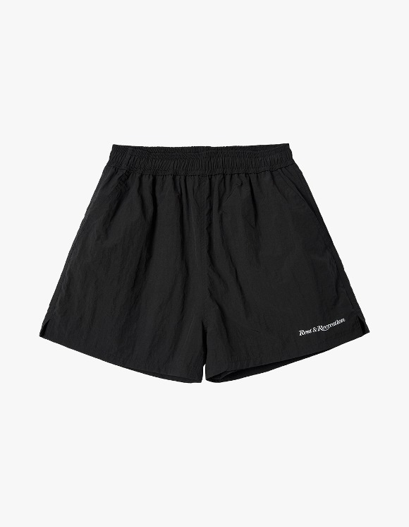 REST & RECREATION】 RR LOGO NYLON SHORT : 4COLOR ショート