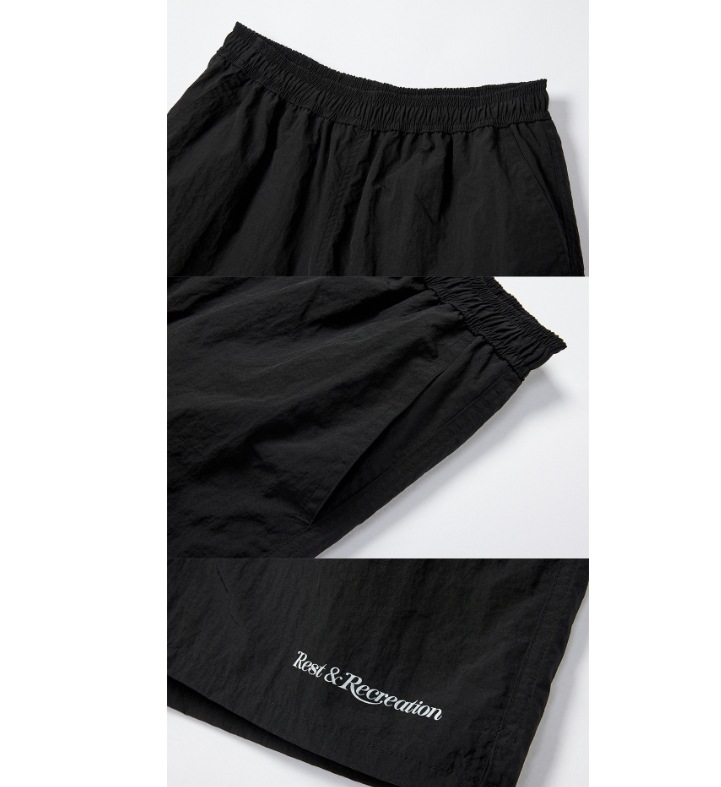 REST & RECREATION】 RR LOGO NYLON SHORT : 4COLOR ショート