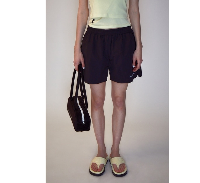 REST & RECREATION ショートパンツ RR LOGO NYLON SHORTS 4color ☆韓国人気☆Rest & Recreation☆RR LOGO NYLON SHORTS ショート