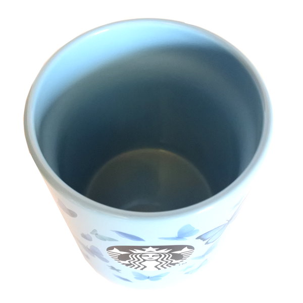 Qoo10] スターバックス キャニスターブルーバタフライ ブルー 青