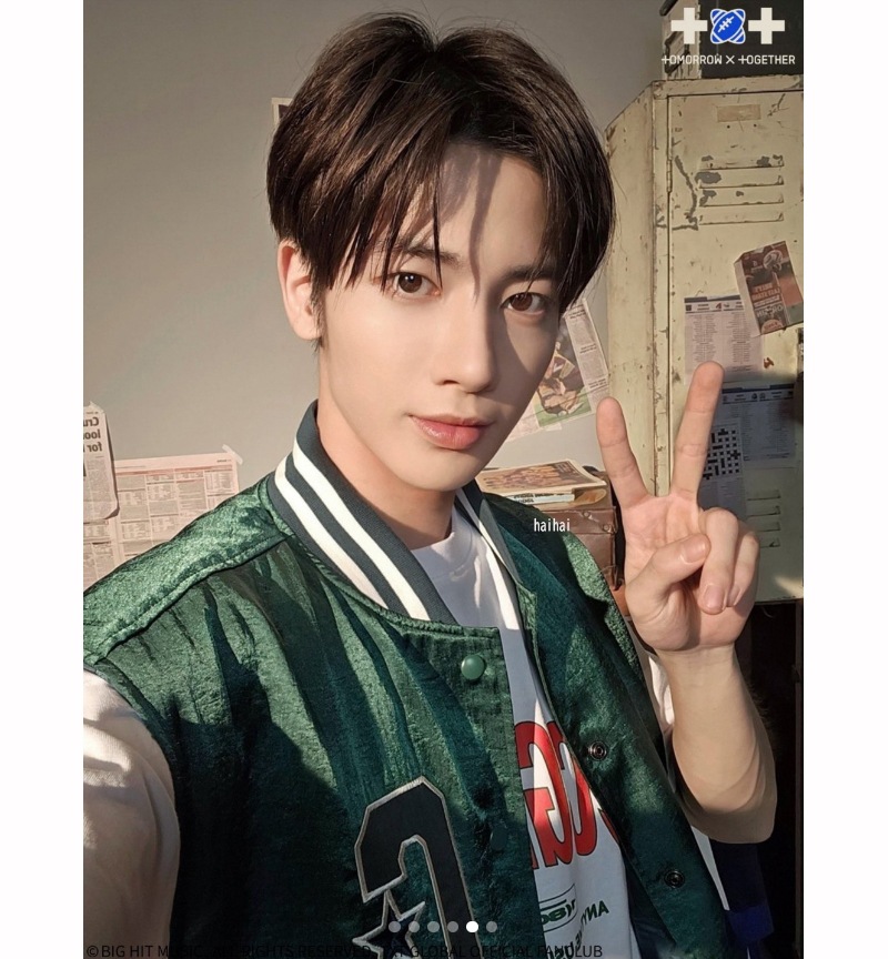 [TXT テヒョン着用]SELLER LOGO BASEBALL JACKET