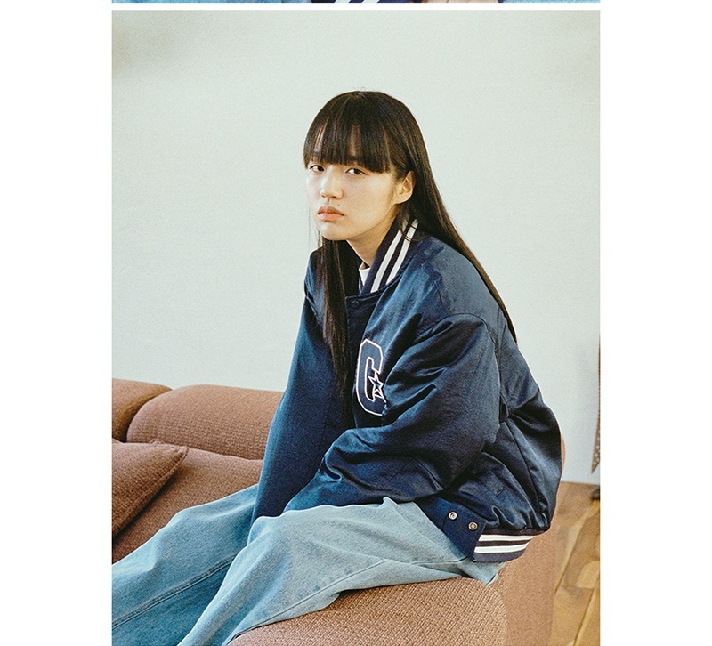 [TXT テヒョン着用]SELLER LOGO BASEBALL JACKET