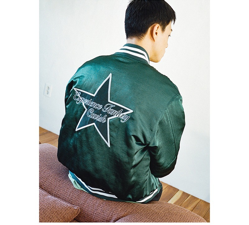 [TXT テヒョン着用]SELLER LOGO BASEBALL JACKET