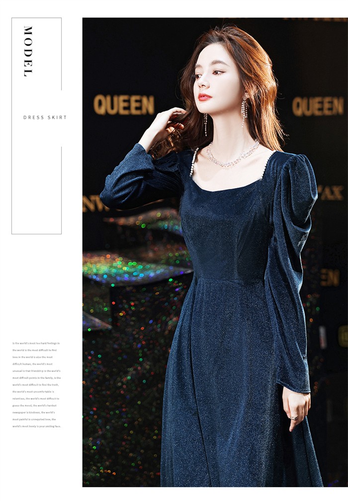 贩売促进 ドレス 大人 ピアノ 発表会 演奏会用ドレス 演奏会 イブニングドレス 結婚式 母親 ピアノ発表会 中学生 パーティードレス 発表会ドレス ミモレ丈ドレス ブルー 長袖 ミモレ丈 ワンピース 贩売促进 ドレス 大人 ピアノ 発表会 演奏会用ドレス 演奏会 イブニングドレス 結婚式 母親 ピアノ発表会 中学生 パーティードレス 発表会ドレス ミモレ丈ドレス ブルー 長袖 ミモレ丈 ワンピース