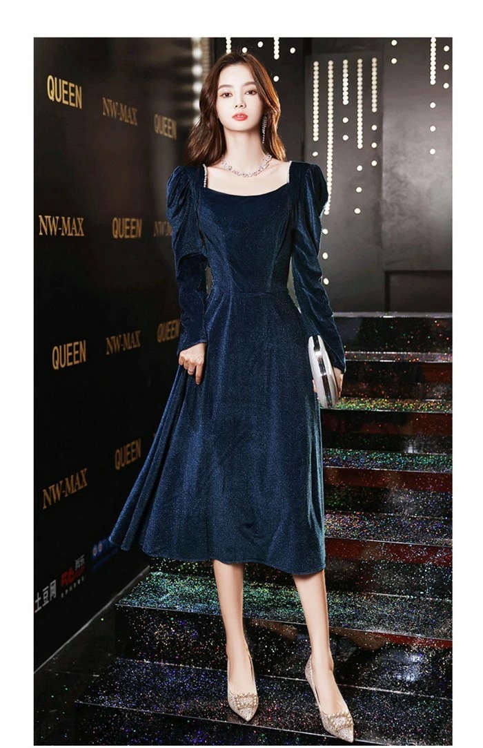 贩売促进 ドレス 大人 ピアノ 発表会 演奏会用ドレス 演奏会 イブニングドレス 結婚式 母親 ピアノ発表会 中学生 パーティードレス 発表会ドレス ミモレ丈ドレス ブルー 長袖 ミモレ丈 ワンピース 贩売促进 ドレス 大人 ピアノ 発表会 演奏会用ドレス 演奏会 イブニングドレス 結婚式 母親 ピアノ発表会 中学生 パーティードレス 発表会ドレス ミモレ丈ドレス ブルー 長袖 ミモレ丈 ワンピース