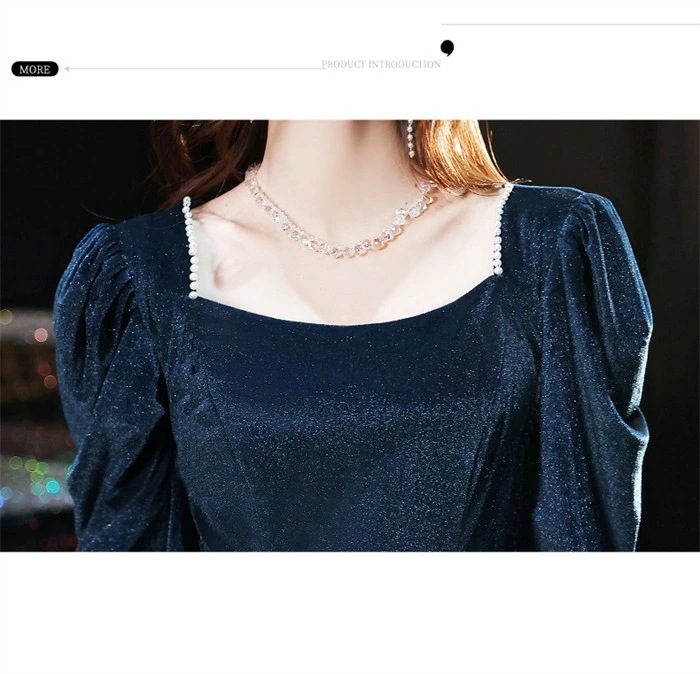 贩売促进 ドレス 大人 ピアノ 発表会 演奏会用ドレス 演奏会 イブニングドレス 結婚式 母親 ピアノ発表会 中学生 パーティードレス 発表会ドレス ミモレ丈ドレス ブルー 長袖 ミモレ丈 ワンピース 贩売促进 ドレス 大人 ピアノ 発表会 演奏会用ドレス 演奏会 イブニングドレス 結婚式 母親 ピアノ発表会 中学生 パーティードレス 発表会ドレス ミモレ丈ドレス ブルー 長袖 ミモレ丈 ワンピース