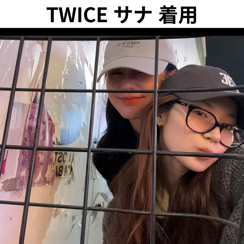 TWICE サナ 着用/FOLNUA/CLASSIC LOGO BALL CAP/ユニセックス/6