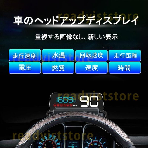 Qoo10] ヘッドアップディスプレイ 増設 追加メー