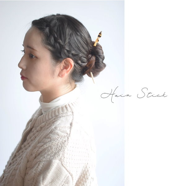 Qoo10] HAPI&Co かんざし 簪 ヘアスティック 一本 普段