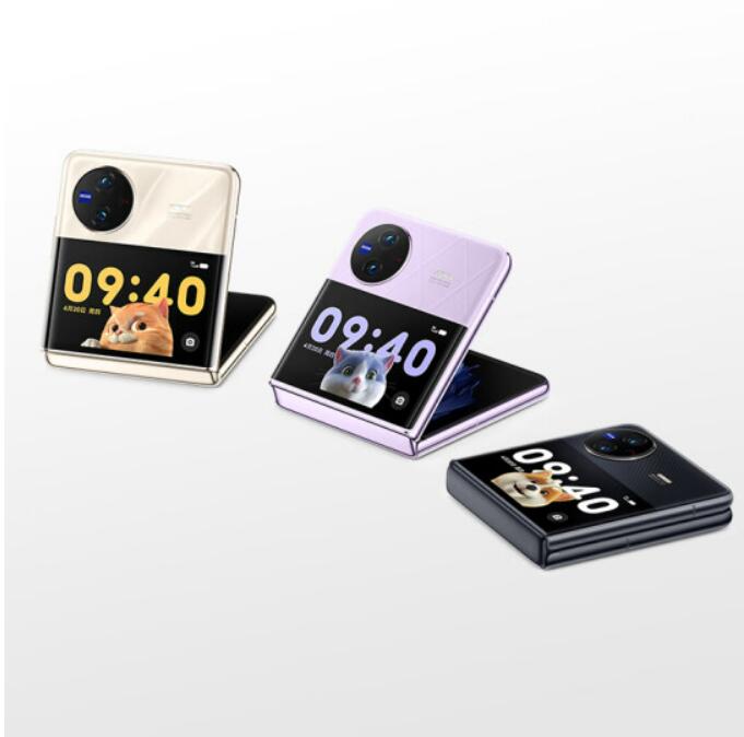 vivoスマート携帯　折り畳み携帯　 X Flip 12GB+256GB 軽量でエレガントなデザイン マジックミラー 大画面 Snapdragon 8+ チップ 5G