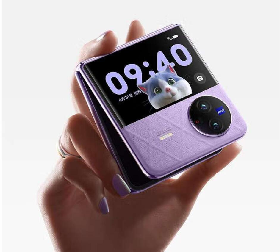 vivoスマート携帯　折り畳み携帯　 X Flip 12GB+256GB 軽量でエレガントなデザイン マジックミラー 大画面 Snapdragon 8+ チップ 5G