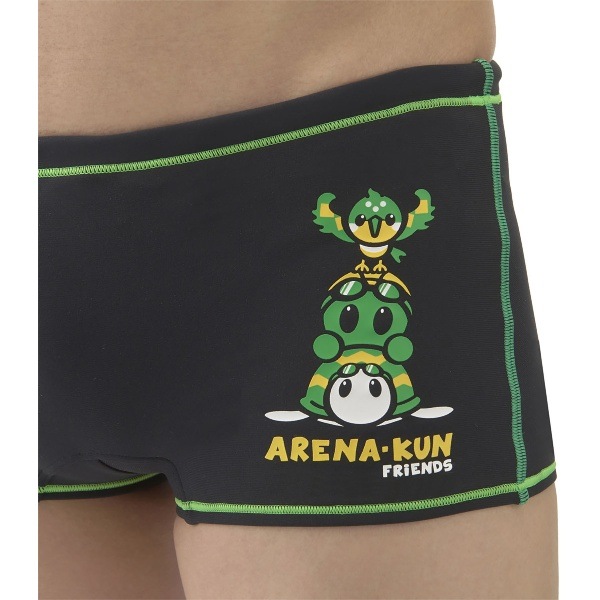 ARENA アリーナ トレーニングスパッツ ショートレッグ 水泳 水着メンズ競泳用 FINA非公認 AS5SWM02M-BK04
