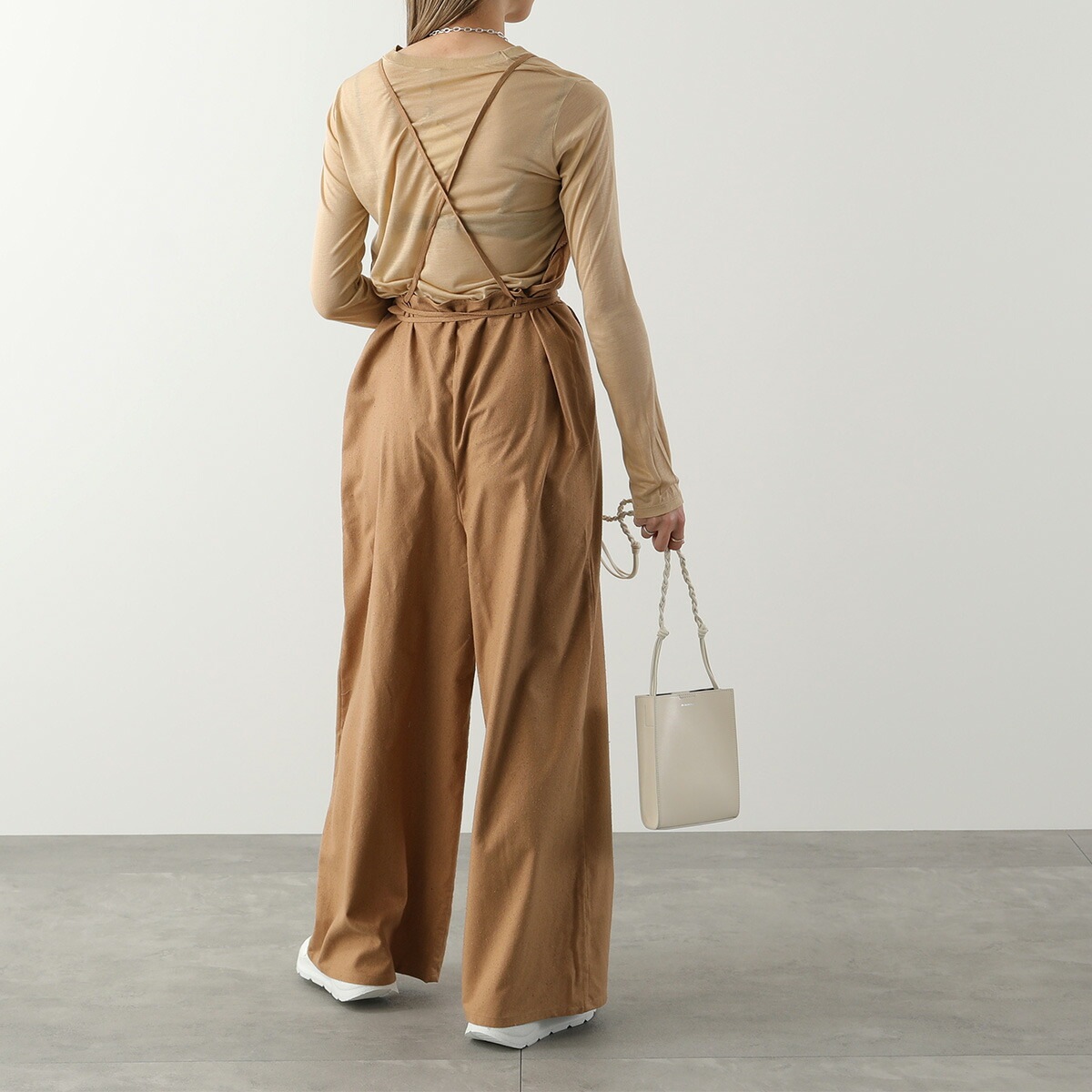 BASERANGE ベースレンジ サロペット OTAY JUMPSUIT JUOT RS 000 レディース ジャンプスーツ オールインワン ノースリーブ シルク カラー2色