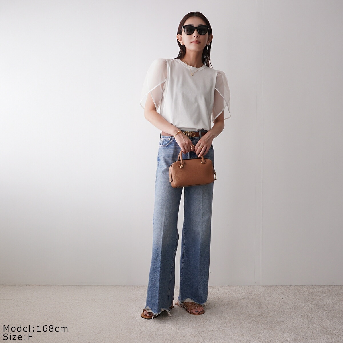 TORRAZZO DONNA トラッゾドンナ カットソー Tulip sleeve T-shirt 6252-421 レディース チューリップスリーブ オーガンジー 半袖 カラー2色 【mega】 TORRAZZO DONNA トラッゾドンナ カットソー Tulip sleeve T-shirt 6252-421 レディース チューリップスリーブ オーガンジー 半袖 カラー2色 【mega】