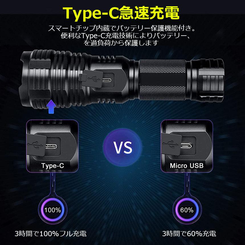 【お得商品】懐中電灯 XHP70 強力 防水 3個セット USB充電式 電池式 LCD残量表示 ズーム機能 5モード調光 TYPE-C入力 ledライト フラッシ 【お得商品】懐中電灯 XHP70 強力 防水 3個セット USB充電式 電池式 LCD残量表示 ズーム機能 5モード調光 TYPE-C入力 ledライト フラッシ