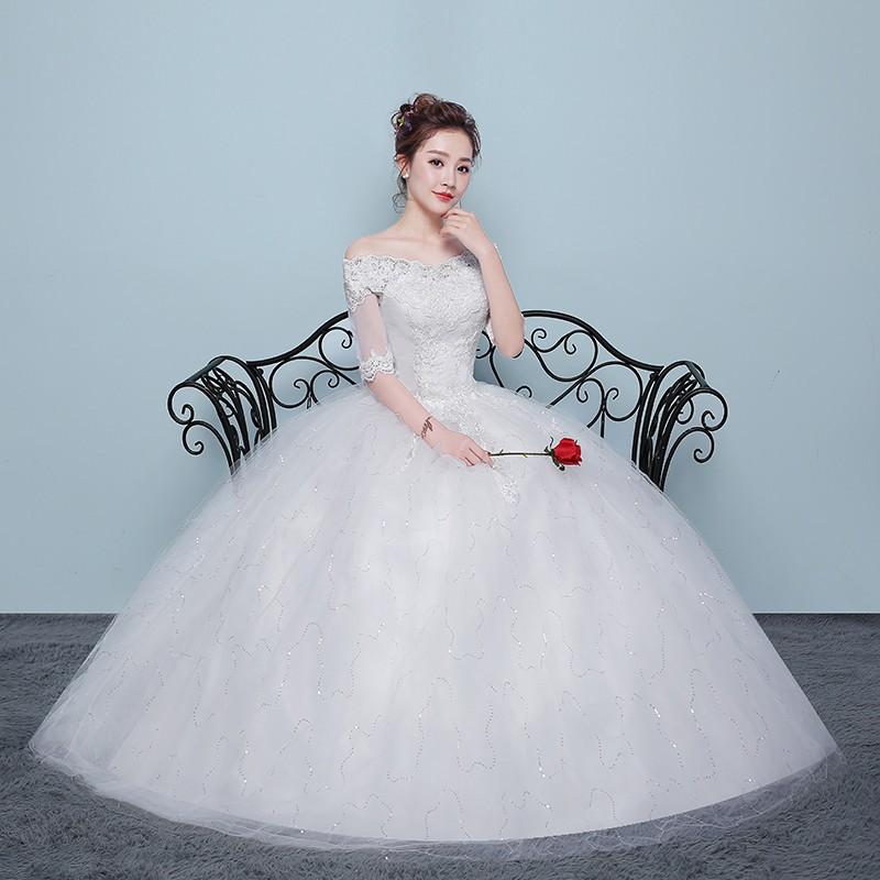 ウェディングドレス ワンピース 花嫁ドレス 白いドレス 花嫁 結婚式 披露宴 体型カバー 花嫁 ブライズメイドドレス 花嫁ドレス 大人気 おしゃれ