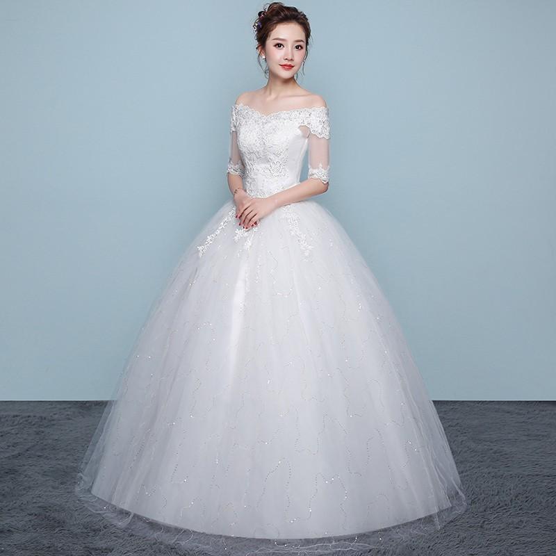 ウェディングドレス ワンピース 花嫁ドレス 白いドレス 花嫁 結婚式 披露宴 体型カバー 花嫁 ブライズメイドドレス 花嫁ドレス 大人気 おしゃれ