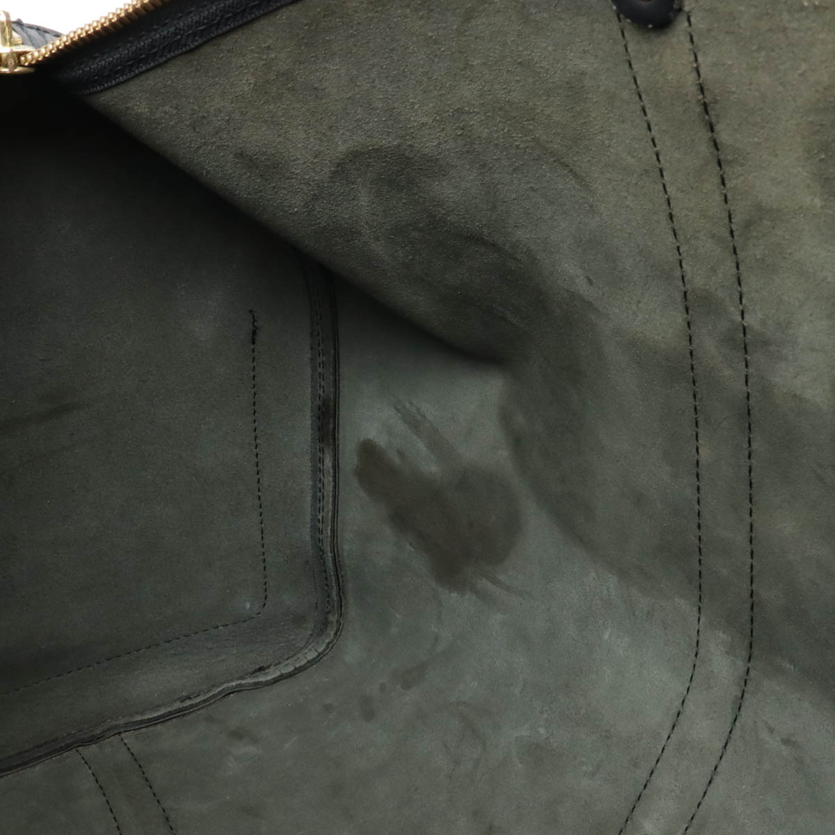 エピ キーポル50 ボストンバッグ 旅行カバン トラベルバッグ レザー ノワール ブラック ゴールド金具 M4296