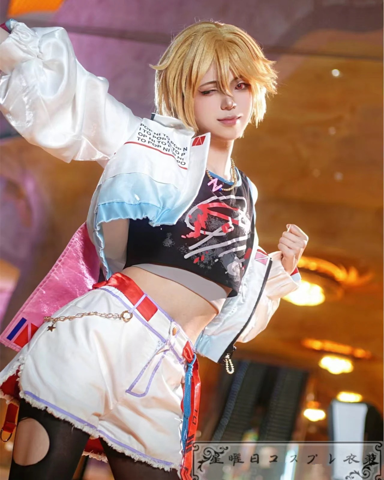 あんスタ フィーチャースカウト なずな編2 仁兔なずな 跳ね飛びテンション MV衣装 POP・IN・TO コスプレ衣装 コスチューム