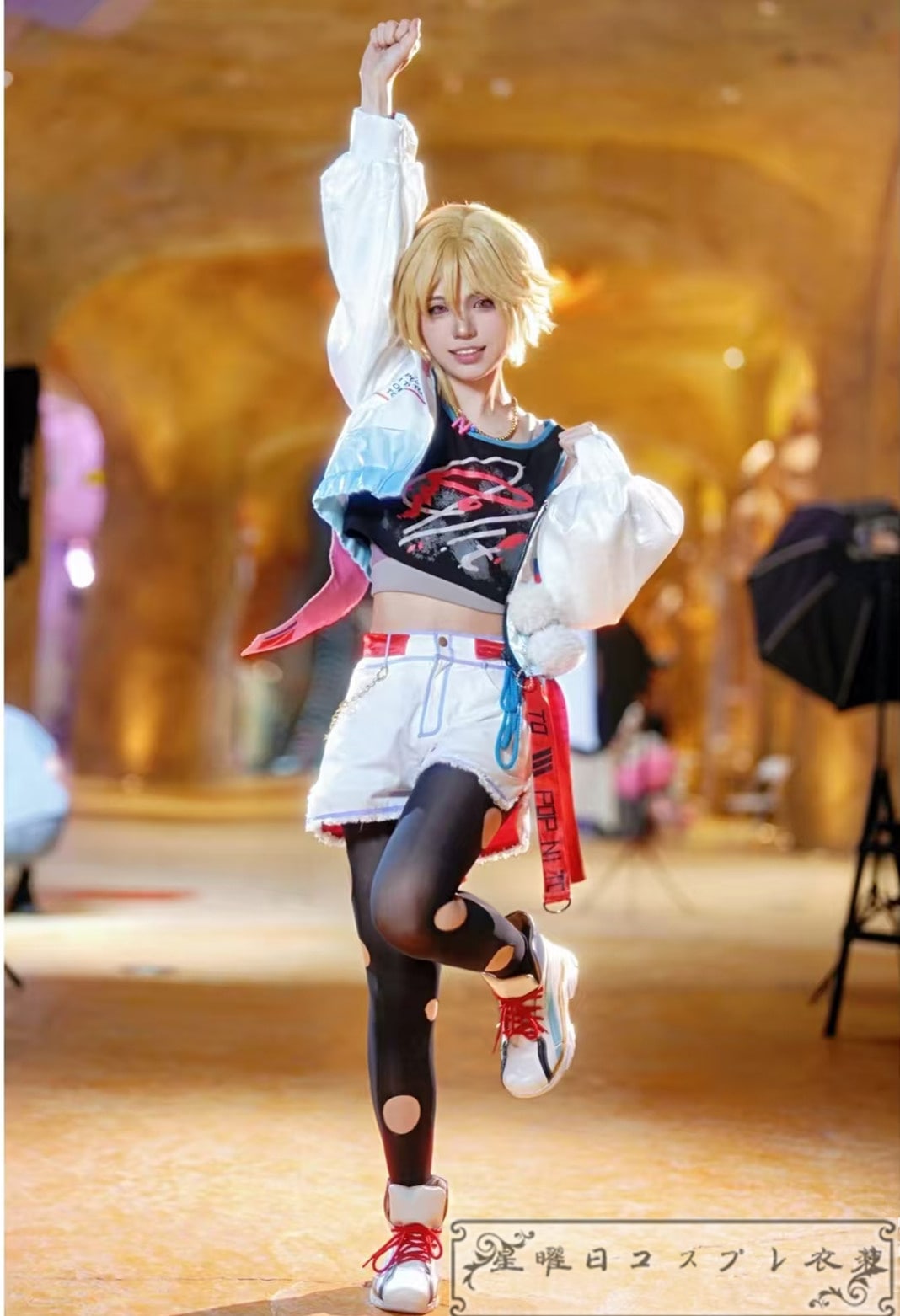 あんスタ フィーチャースカウト なずな編2 仁兔なずな 跳ね飛びテンション MV衣装 POP・IN・TO コスプレ衣装 コスチューム