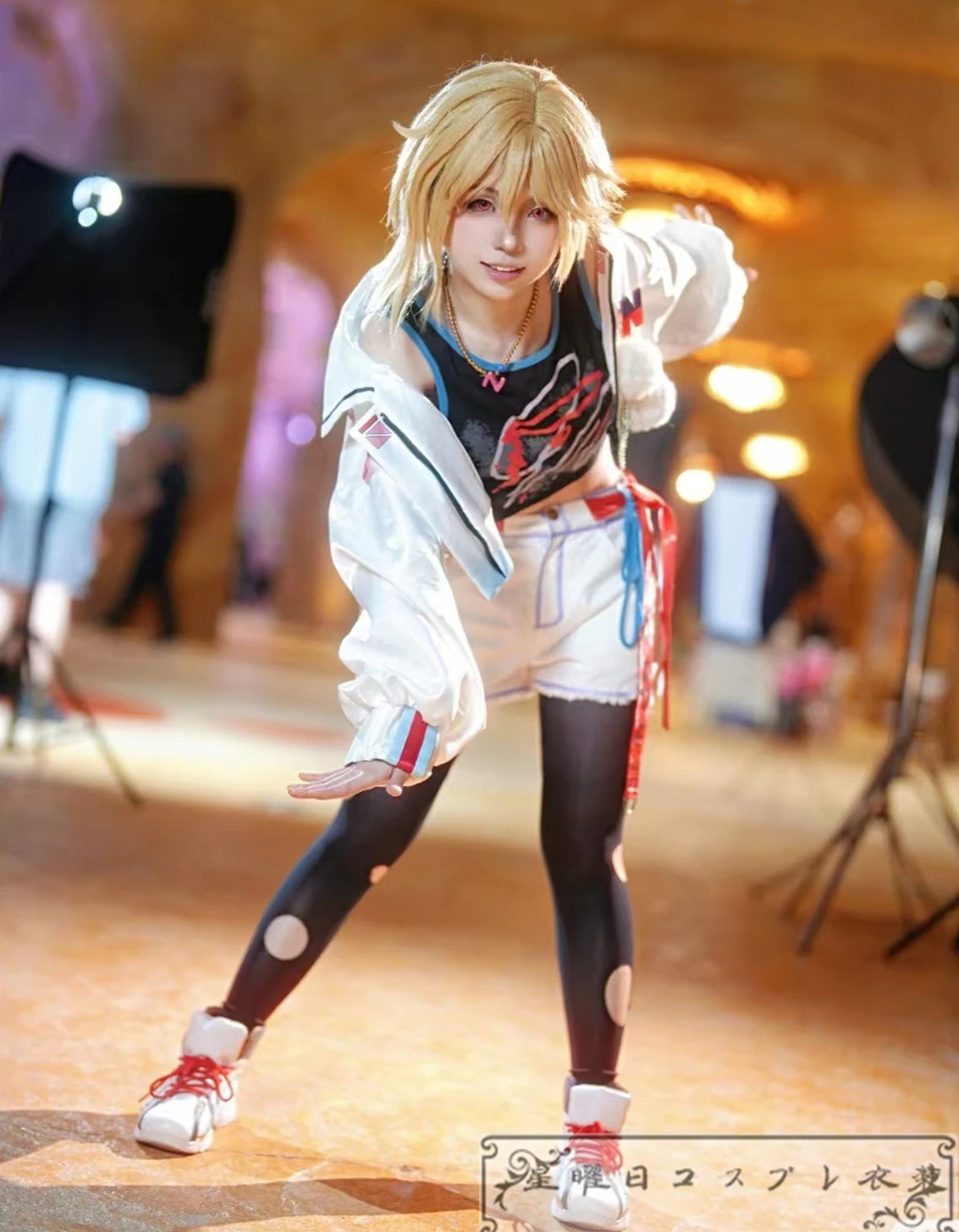 あんスタ フィーチャースカウト なずな編2 仁兔なずな 跳ね飛びテンション MV衣装 POP・IN・TO コスプレ衣装 コスチューム