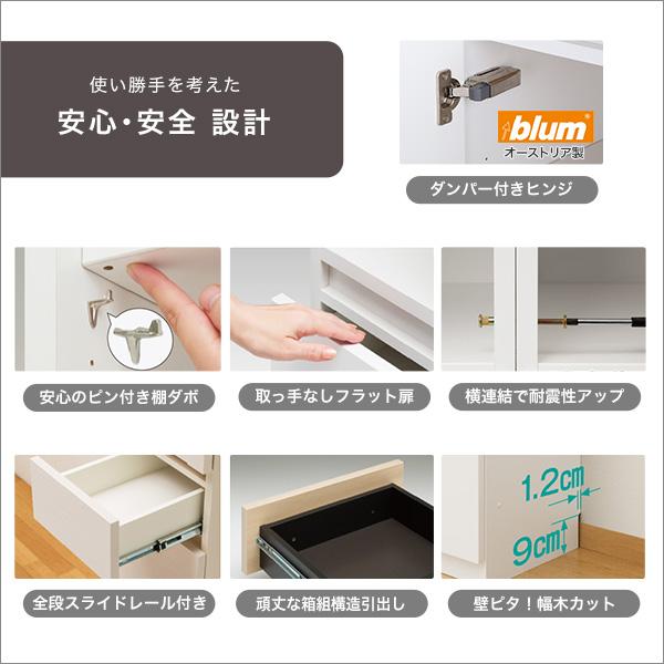 【扉シリーズ】セミオーダーカウンター下収納ぴったりくん キャビネット 幅160cm×奥行30cm 【扉シリーズ】セミオーダーカウンター下収納ぴったりくん キャビネット 幅160cm×奥行30cm