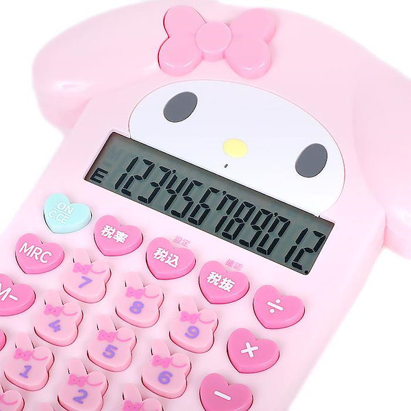 クロミ 電卓 フェイス形キー電卓 12桁表示 サンリオ sanrio
