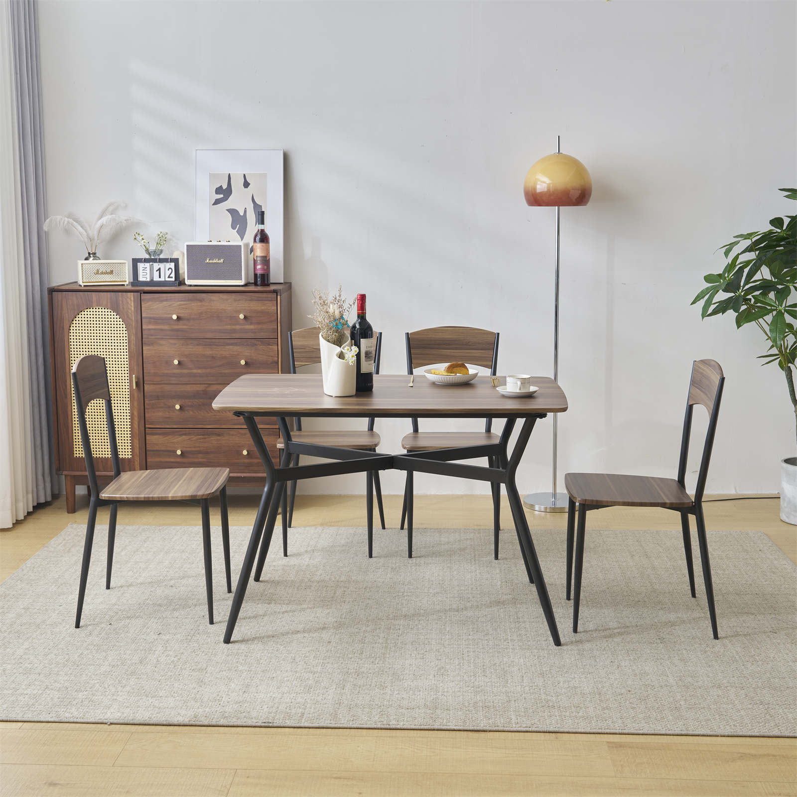 KOUKIDIダイニングテーブルセット4人用 5点セット ダイニング セット スチール 食卓 チェア4脚 幅110 コンパクトサイズ 4人掛け おしゃれ 2色 東京倉庫から発送 KOUKIDIダイニングテーブルセット4人用 5点セット ダイニング セット スチール 食卓 チェア4脚 幅110 コンパクトサイズ 4人掛け おしゃれ 2色 東京倉庫から発送
