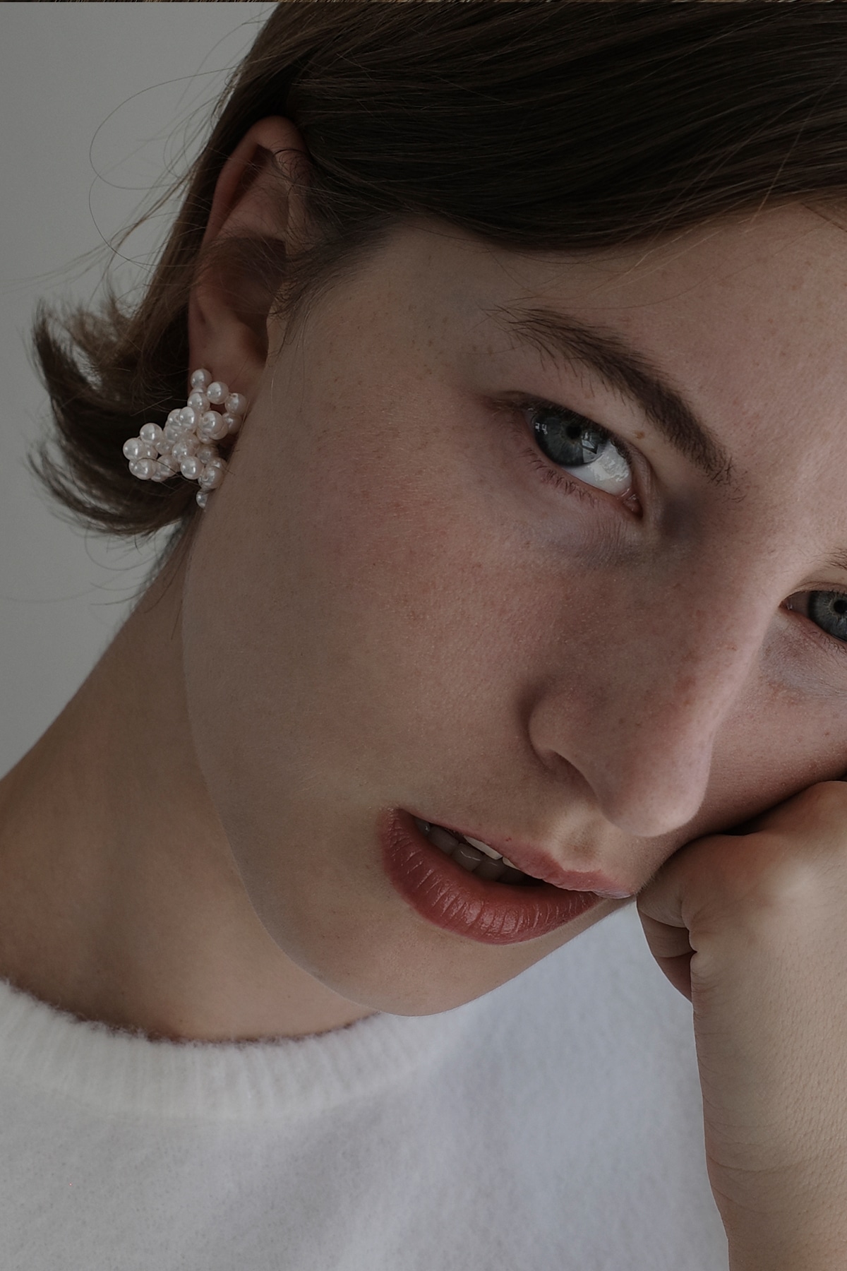 【MONDAY EDITION】Pearl Pull Bow Earrings / ピアス Monday Edition】24SS PEARL PULL BOW EARRINGS ピアス