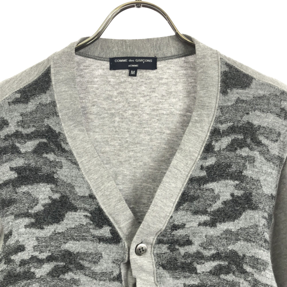 COMME des GARÇONS HOMME カーディガン Vネック カモフラ