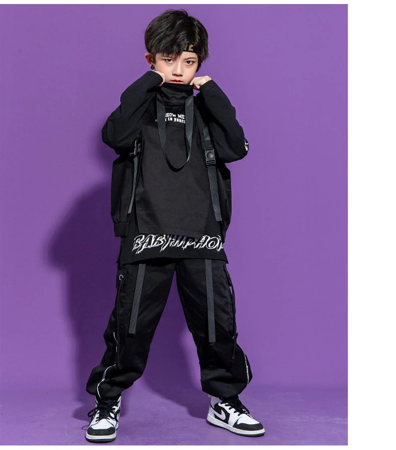 【送料無料】ダンス 衣装 ヒップホップ 韓国 キッズ トレーナー ベスト 黒 男女兼用 ガールズ 男の子 女の子 ダンス 衣装 スポーツウェア セットアップ キッズ ダンス 衣装 ヒップホップ 長袖t 【送料無料】ダンス 衣装 ヒップホップ 韓国 キッズ トレーナー ベスト 黒 男女兼用 ガールズ 男の子 女の子 ダンス 衣装 スポーツウェア セットアップ キッズ ダンス 衣装 ヒップホップ 長袖t