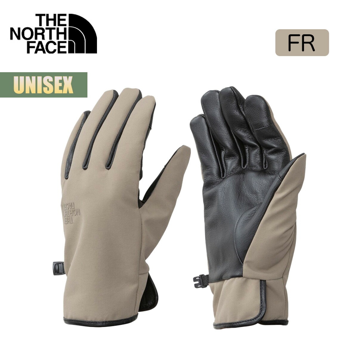 グローブ 手袋 ユニセックス コンピレーションイーチップグローブ 防風 耐水 スマホ操作 タッチスクリーン フリース 皮革 ブラウン ベージュ ブラック NN62409