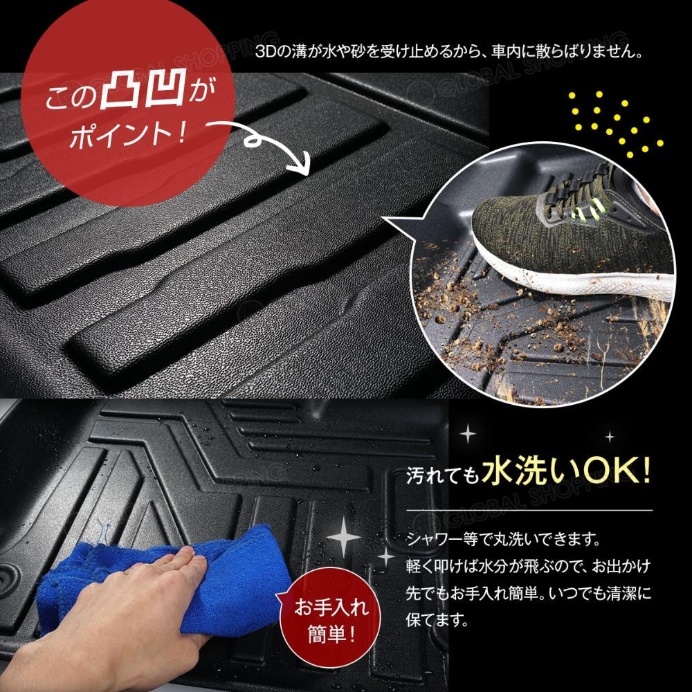 専用 ジムニー/シエラ JB64W JB74W 防水マット 3D立体マット ラゲッジマット トランクマット ラゲッジトレイ トランクトレイ ラゲッジカバー ラゲッジマット