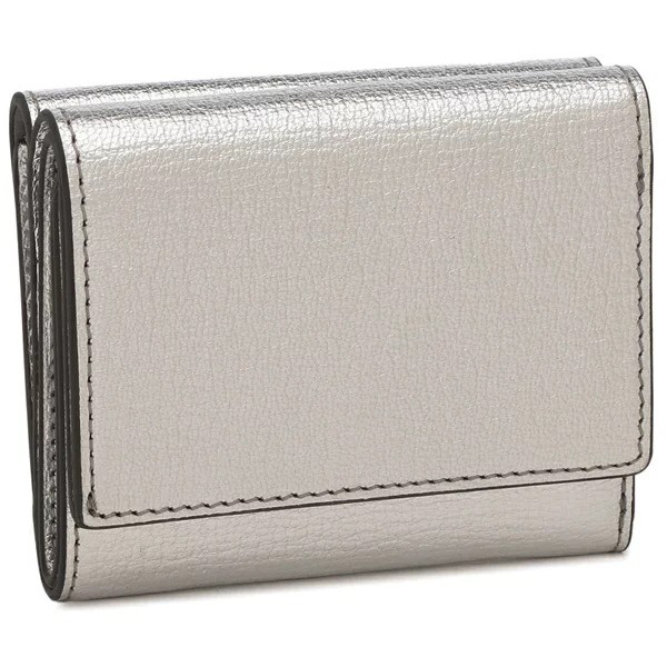 ANYA HINDMARCH シルバー 三つ折り財布 アニヤハインドマーチ Anya Hindmarch ANYA HINDMARCH 三つ折り財布